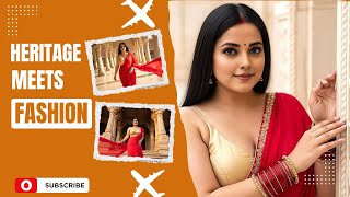 Bong Beauty Saree Sundari Jaipur Palace Rajasthan Saree Fashion & Indian Heritage