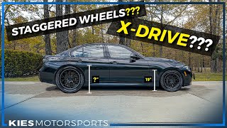 Can you SAFELY run STAGGERED WHEELS on an xDrive BMW?!