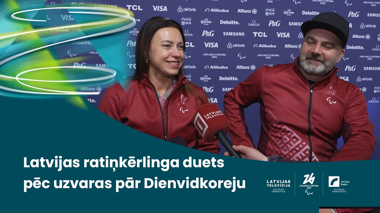 Rožkova un Lasmans pēc svarīgas uzvaras paralimpisko spēļu ratiņkērlinga turnīrā pār Dienvidkoreju