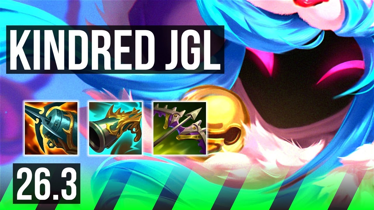 KINDRED vs LEE SIN (JGL) | Perfect KDA: 23/0/2 | KR Diamond | 26.3