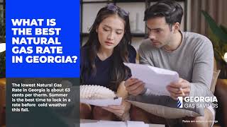What is the Lowest Natural Gas Rate in Georgia for Summer 2026
