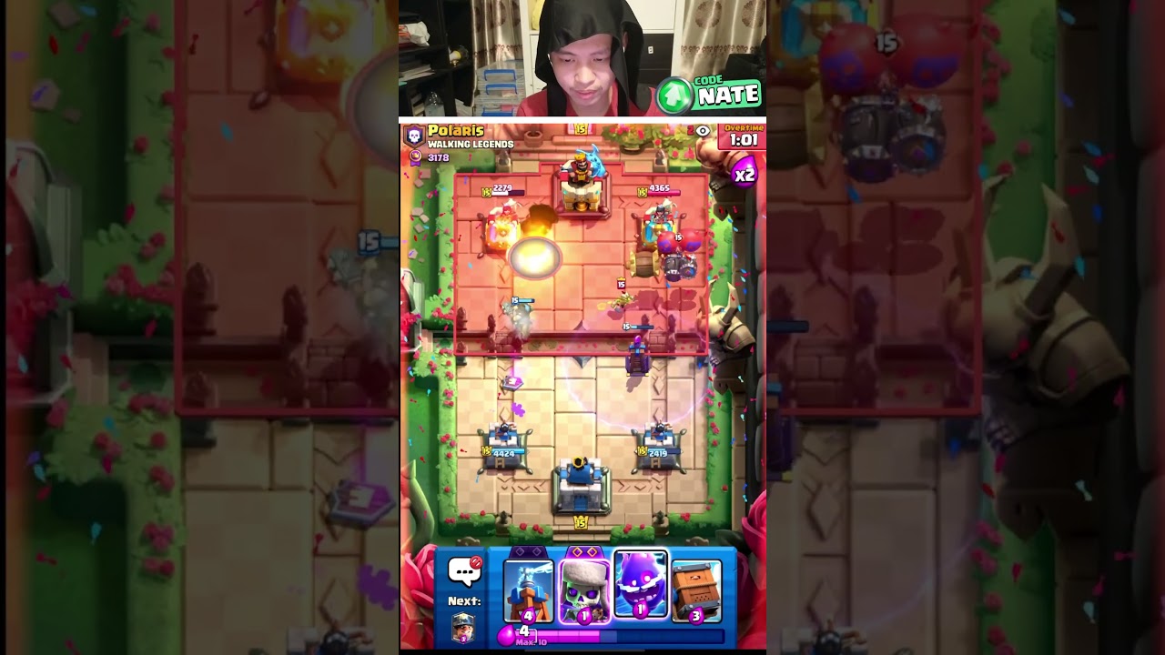 W Defense Against Mortar @ClashRoyale