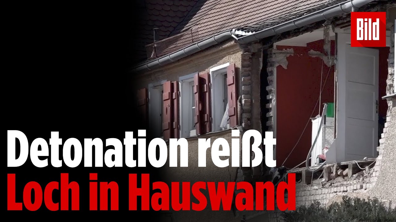 Explosion in Wohnhaus! Komplette Wand weggesprengt