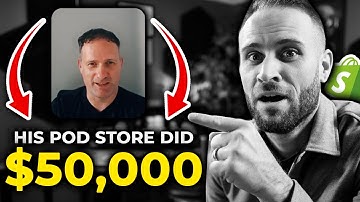 How A Print On Demand Beginner Made $50,000 In Sales On His Shopify Store