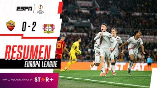 ¡LA MÁQUINA DE XABI ALONSO ESTIRÓ SU INVICTO EN EL OLÍMPICO! | Roma 0-2 B. Leverkusen | RESUMEN