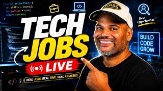 Web Developer Looking For Tech Jobs Live + Q&A