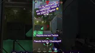 Venez rigoler avec moi sur twitch !!   #valorant #funny #gaming #live