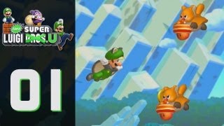 New Super Luigi U - Episode 1 | It's Weegee Time! (Acorn Plains-1, -2. -Tower)