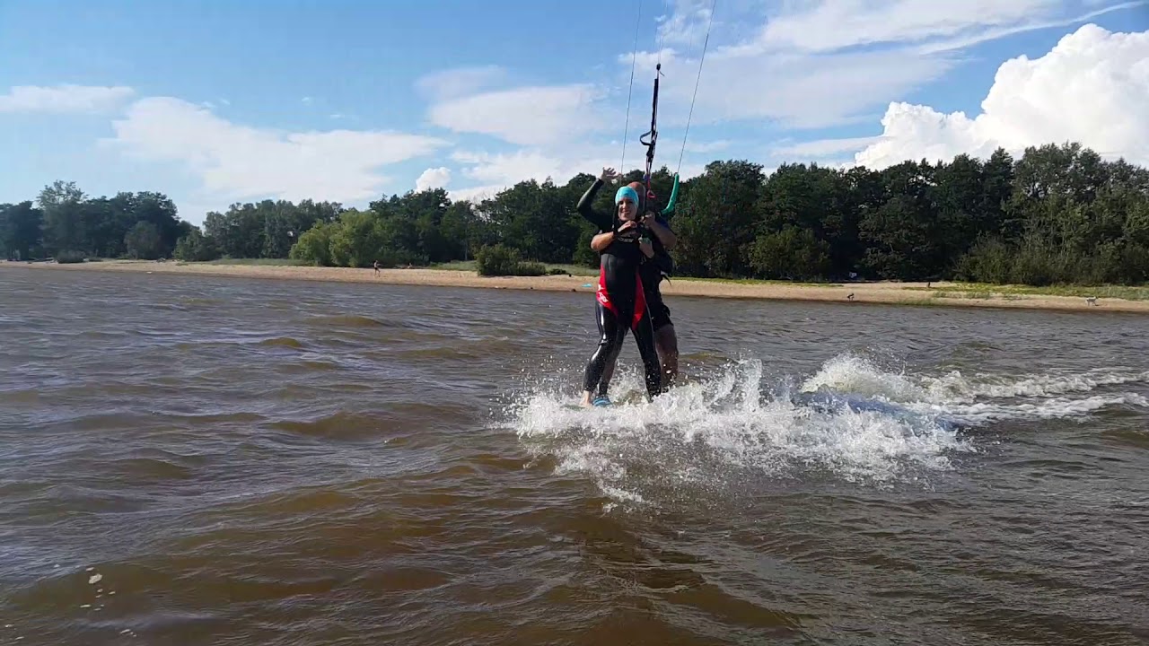 Вдвоем на кайтборде