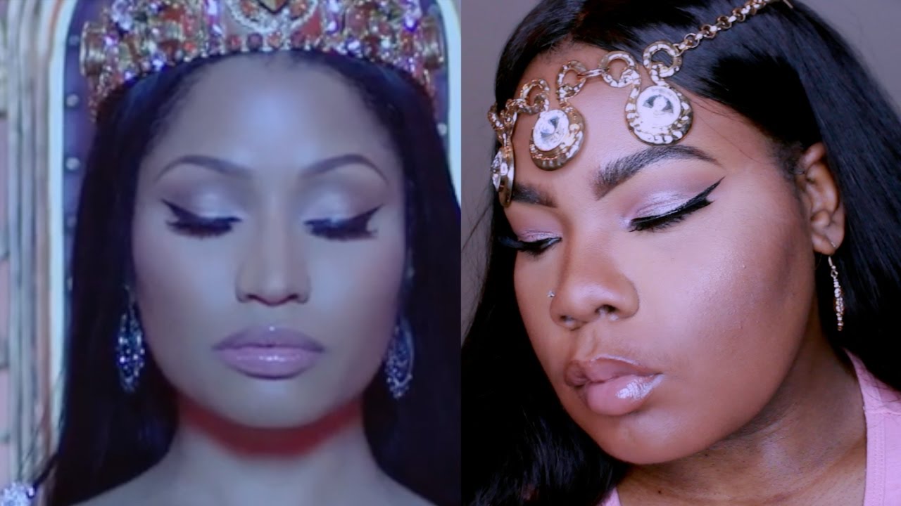 Nicki Minaj No Frauds Music Video Inspired Makeup Tutorial Mary