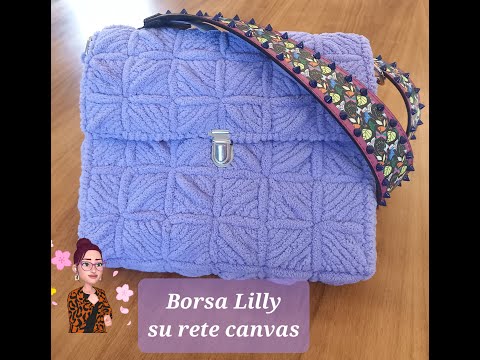 BORSA LILLY...su rete Canvas