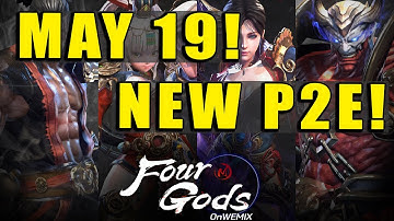 NEW MIR4?  Four Gods on WEMIX!  New P2E Blockchain Game Featuring NFTs and LUX Token! Steal Gems!