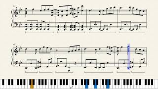 Gunjou – YOASOBI piano score 群青