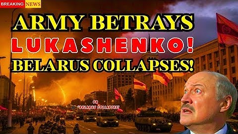 “Belarus Explodes! Army Turns Against Lukashenko – Total Collapse Begins”