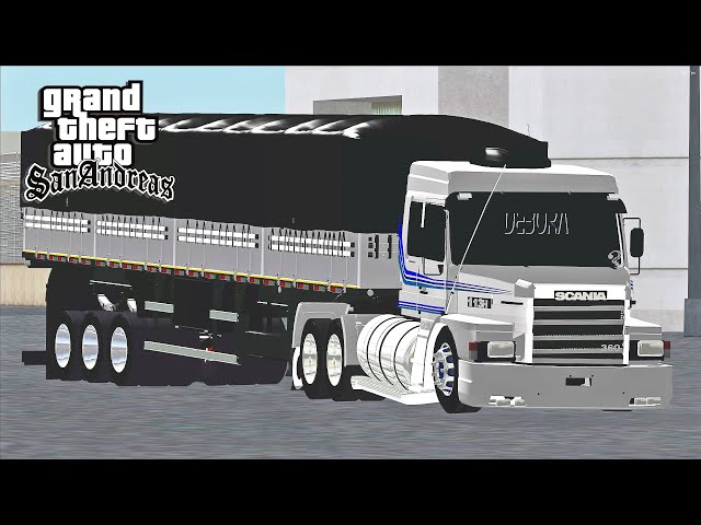 Caminhão Scania 113H Top Line e carreta Noma para GTA San Andreas