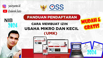 tutorial cara lengkap membuat nib secara online mudah