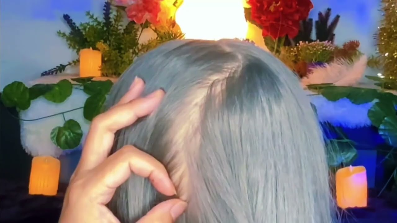 ASMR ☘️ Scratching the Scalp With a bamboo stick | Lice & Dandruff Sleep Recovery | No Talking 😴💤