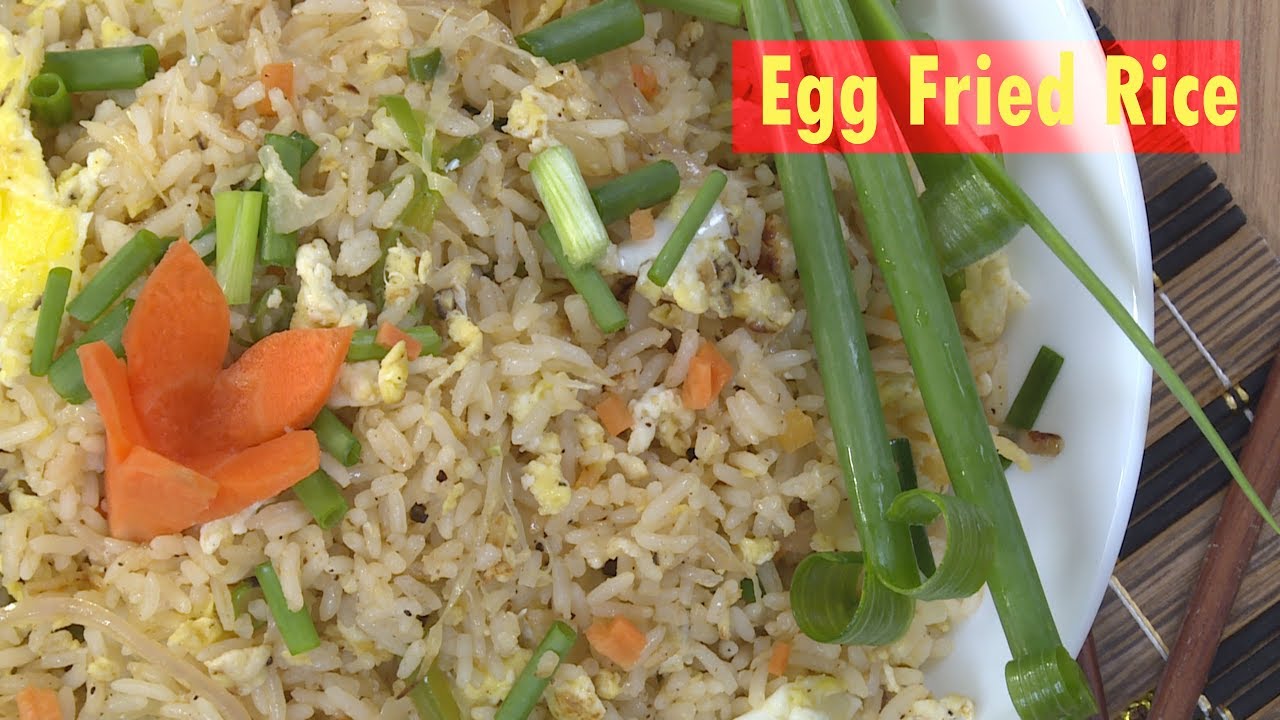 Egg fried rice - Street Style Egg fried rice recipe - Easy For Home Cooking | Vahchef - VahRehVah