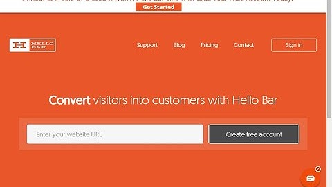Hellobar Review: How Does Hello Bar Work : #Hellobar