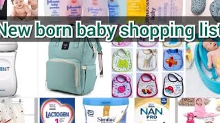 New born baby shopping list | Things to buy a new born baby | newborn baby essentials list to buy screenshot 2