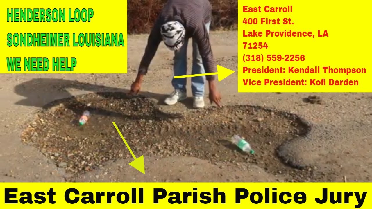 East Carroll Police Jury Lake Providence LOUISIANA Sondheimer Louisiana