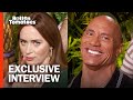Dwayne Johnson, Emily Blunt, & the ‘Jungle Cruise’ Stars Get Very Un-Disney In Hilarious Interview