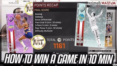 HOW TO WIN A DOMINATION GAME IN 10 MINUTES! FASTEST WAY TO BEAT DOMINATION! NBA 2K18 MYTEAM