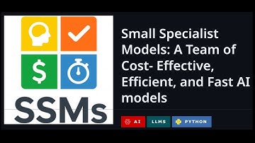 Paper on Small Specialist Models: A Team of Cost- Effective, Efficient, and Fast AI models