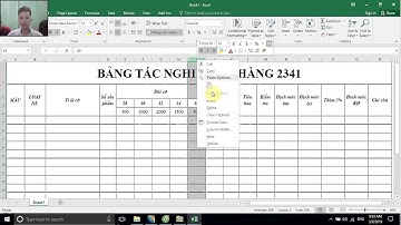HƯỚNG DẪN LẬP EXCEL LÀM TÁC NGHIỆP SƠ ĐỒ III Đặng Thành Công