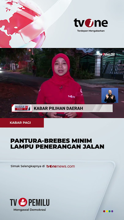 Jalur Brebes-Pantura Minim Lampu Penerangan, Pengendara Dimbau untuk Hati-hati | Kabar Pagi tvOne