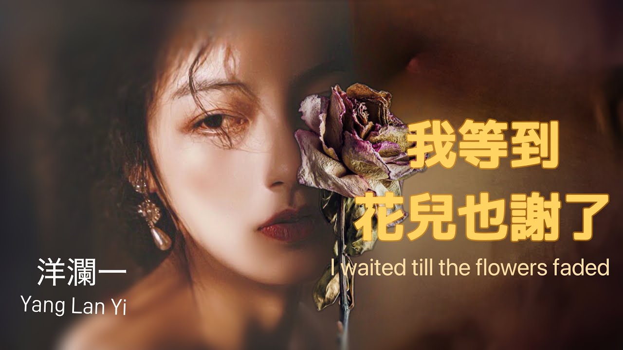 我等到花兒也謝了 #洋瀾一 版 I waited till the flowers faded /唱得不比A-lin差喔! 動態歌詞・Pinyin Lyrics・Eng.Sub.