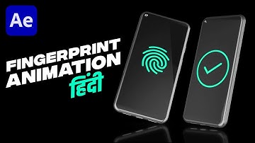 Fingerprint Unlocking Animation in After Effects Tutorial | हिंदी