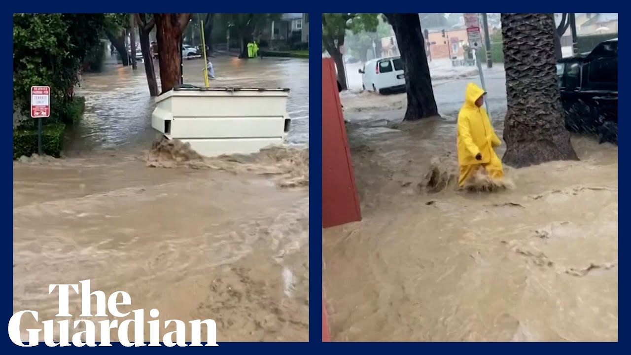 Thousands ordered to evacuate as deadly rainstorm causes heavy floods in California