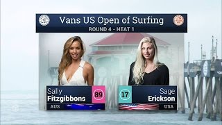 2016 Vans US Open of Surfing: Round Four, Heat 1