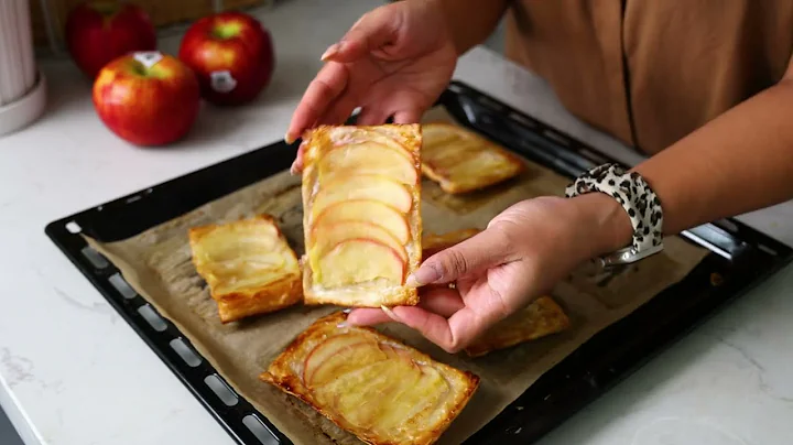 Viral Upside Down Puff Pastry Tarts - Easy Apple Pie Tarts