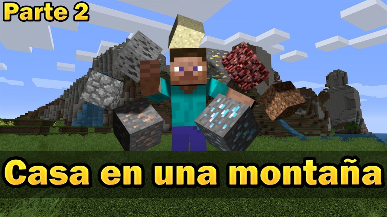 Como Hacer una Casa en una Montaña parte 2 Minecraft Xbox one/360 I ...