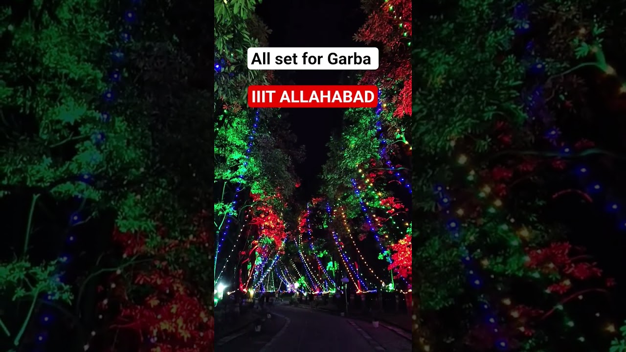 IIIT ALLAHABAD garba night 