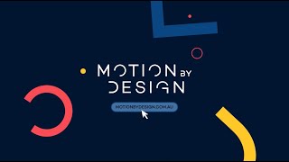 Motion By Design - We are Motion By Design - Your Animation Partner