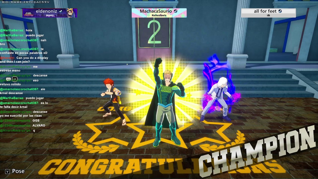 100% de FE hacia maestro 15 II MY HERO ULTRA RUMBLE