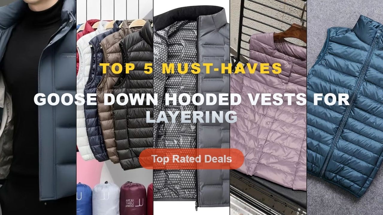 Cheap & Best Goose Down Hooded Vests For Layering Unboxing