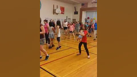 Elijah at Erika's 5th grade graduation dance party.