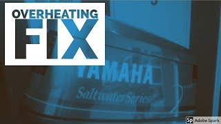 Remove buildup in Yamaha outboard cooling system