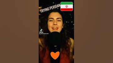 Persian/Farsi asmr from tiktok 🧡🇮🇷 shall I do more Persian? #asmr #asmrshorts #persianasmr