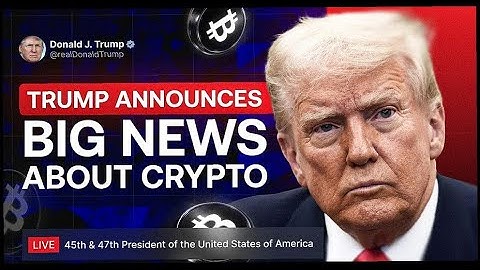 LIVE: Trump Announces Important News About Crypto! This Speech Will Change the Crypto Industry