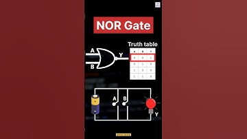 NOR Gate Explained | Universal Gate | Digital Electronics Shorts #NORGate #trending #viral #shorts