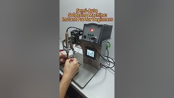 Semi-Automatic Soldering Machine#WireHarness #SolderingMachine #PCBAssembly