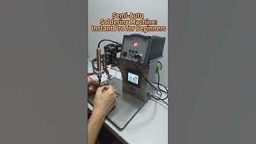 Semi-Automatic Soldering Machine#WireHarness #SolderingMachine #PCBAssembly