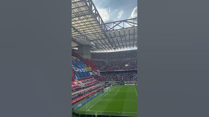 Inter Milan and AC Milan’s TIFO’s in the Milan Derby! 👏