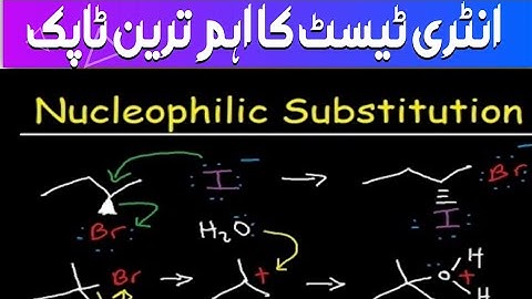 NMDCAT Organic Chemistry | Nucleophilic Substitution Reactions | Prof.Shoib Anwar | Grip Institute