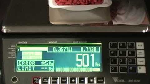 DC-530 Series High-Resolution Counting Scales